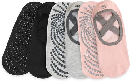 Grippy Studio Yoga Socks for Extra Grip in Standard or Hot Yoga