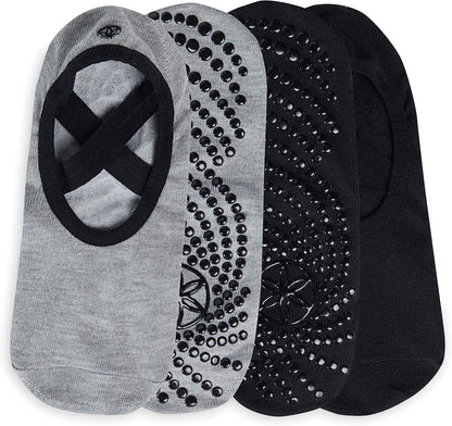 Grippy Studio Yoga Socks for Extra Grip in Standard or Hot Yoga