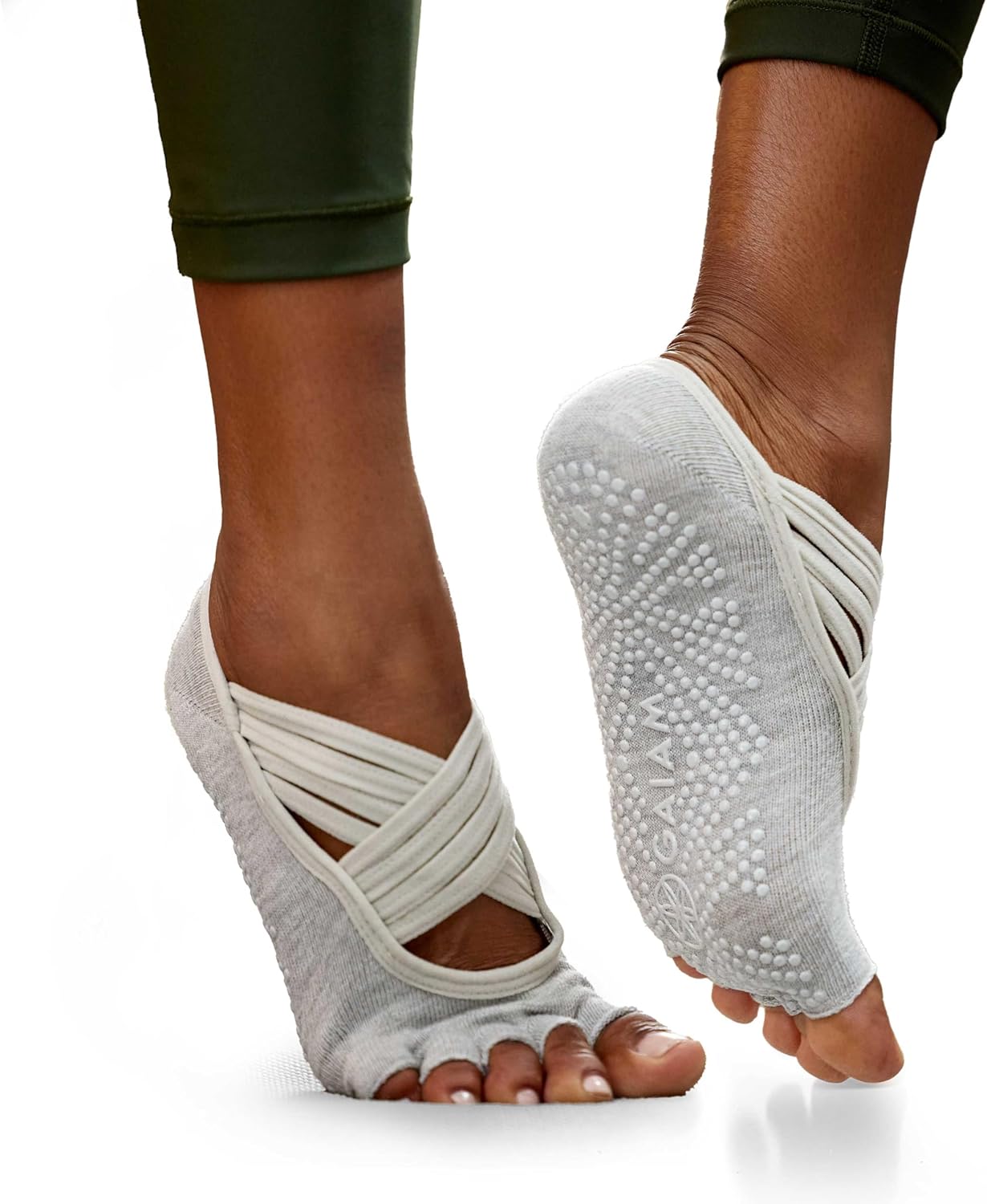 Grippy Studio Yoga Socks for Extra Grip in Standard or Hot Yoga