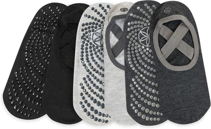 Grippy Studio Yoga Socks for Extra Grip in Standard or Hot Yoga