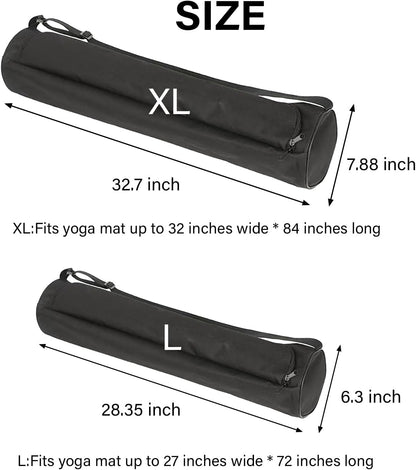 Yoga Mat Bag for Women & Men,Travel Yoga Gym Bag for 1/4" 1/3" Thick Exercise Yoga Mat,Fitness mat bag,sprot mat pouch