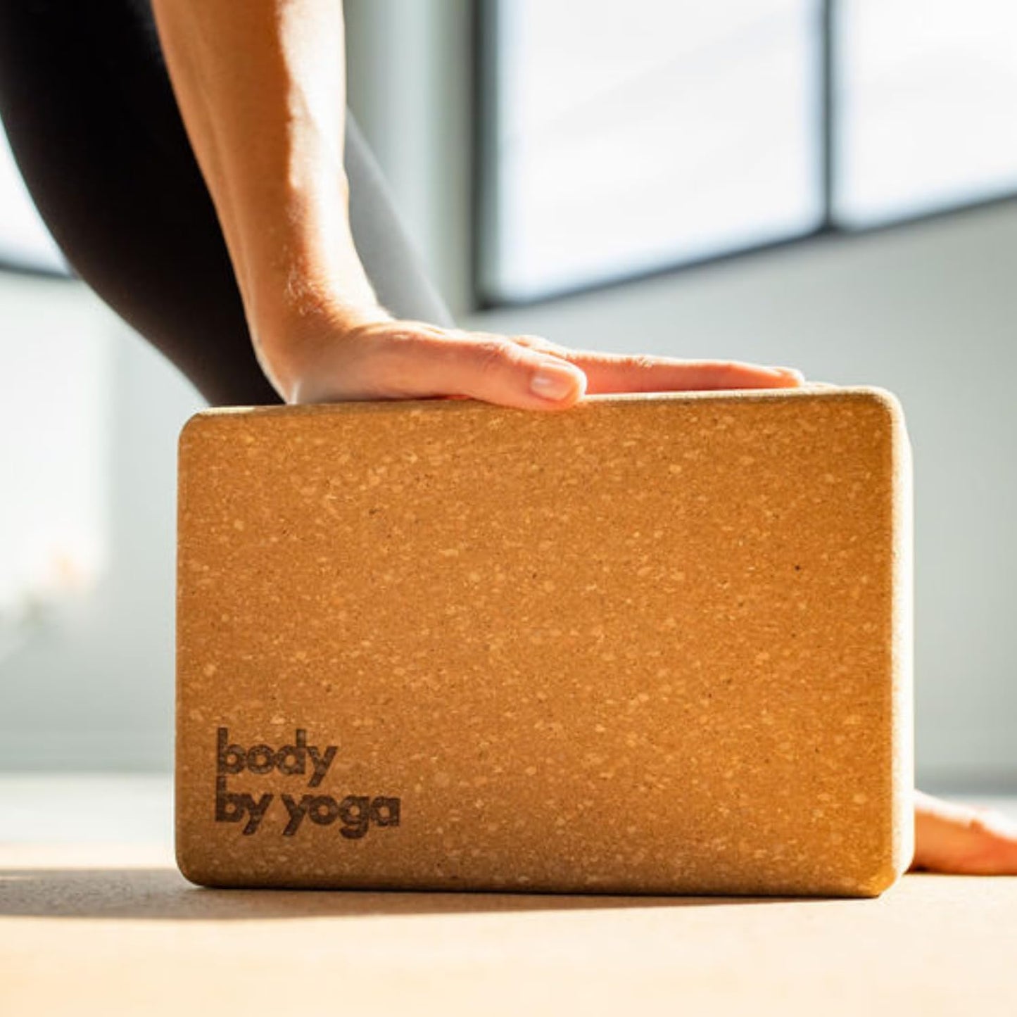 Cork Yoga Blocks 2 Pack – High Density Non Slip with Select Cork Grain for Chip-Resistant Durability | Extra Thick 4” for Support & Stability | Natural, Smooth, and Crumble Free