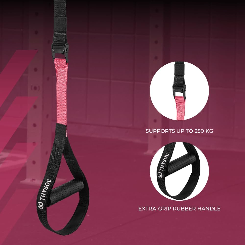 ® Resistance Trainer Pro Xtreme Straps Army | Sling Trainer Set with Adjustable Door Anchor | Fitness Home Workouts - Suitable for Travelling & for Training Indoor & Outdoor