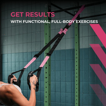 ® Resistance Trainer Pro Xtreme Straps Army | Sling Trainer Set with Adjustable Door Anchor | Fitness Home Workouts - Suitable for Travelling & for Training Indoor & Outdoor