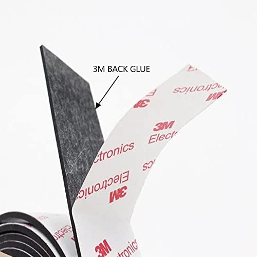 2 pcs Anti-Slip Pads Silicone Rubber Plastic Pads 150x300mm 3M Self-Stick Adhesive Non Slip Mats for Furniture Fixator Protector Mat (6x12inch)