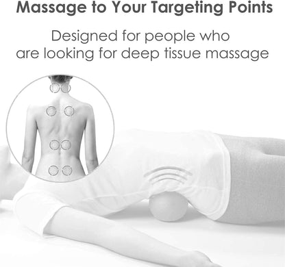 Peanut Massage Ball Roller, Double Lacrosse Ball, Acupoint Myofascial Release Muscle Knot Relaxer Mobility Trigger Point for Physical Therapy Self Deep Tissue Manual Massager Equipment Tool Set
