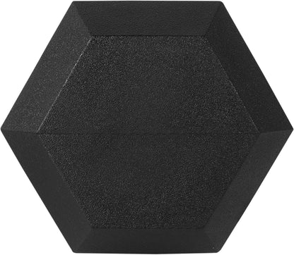 Rubber Coated Hex Dumbbell Set with Storage Rack, 100/150/200/550 LB Hand Weight Set with Anti-Slip Grip for Home Gym