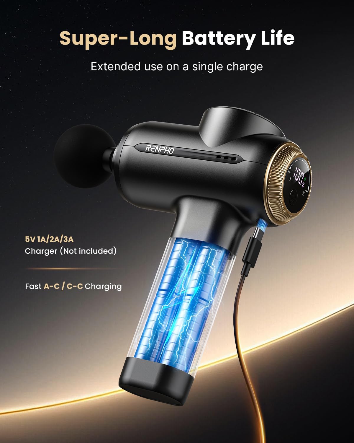 Active Thermacool 2 Massage Gun with Intuitive Heat and Cold Control