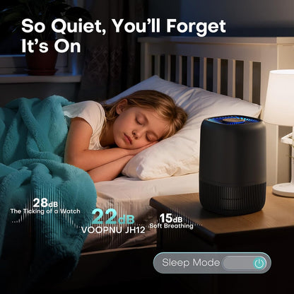Air Purifiers for Home, High Efficiency Filter Up to 1076 Ft², White