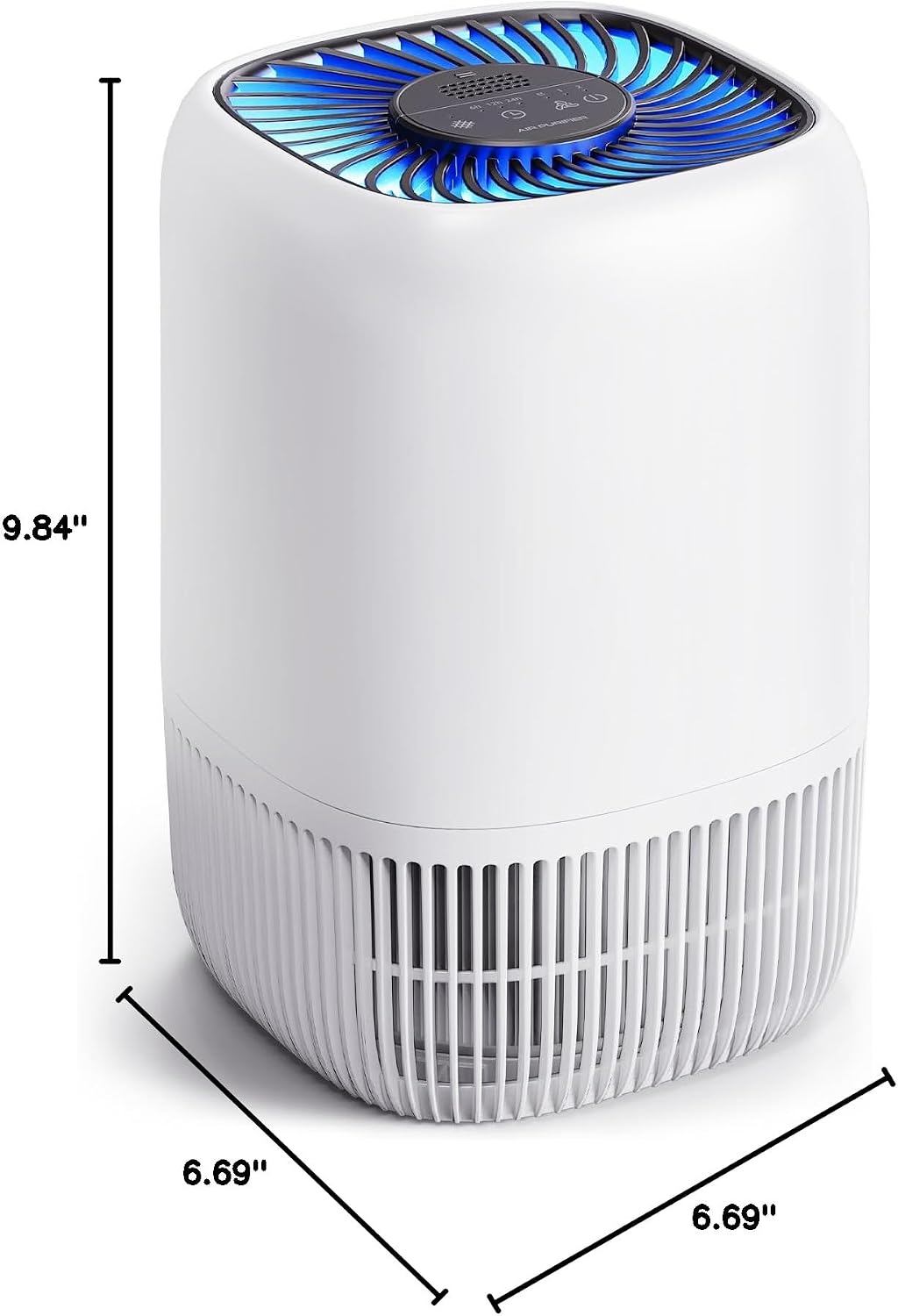 Air Purifiers for Home, High Efficiency Filter Up to 1076 Ft², White