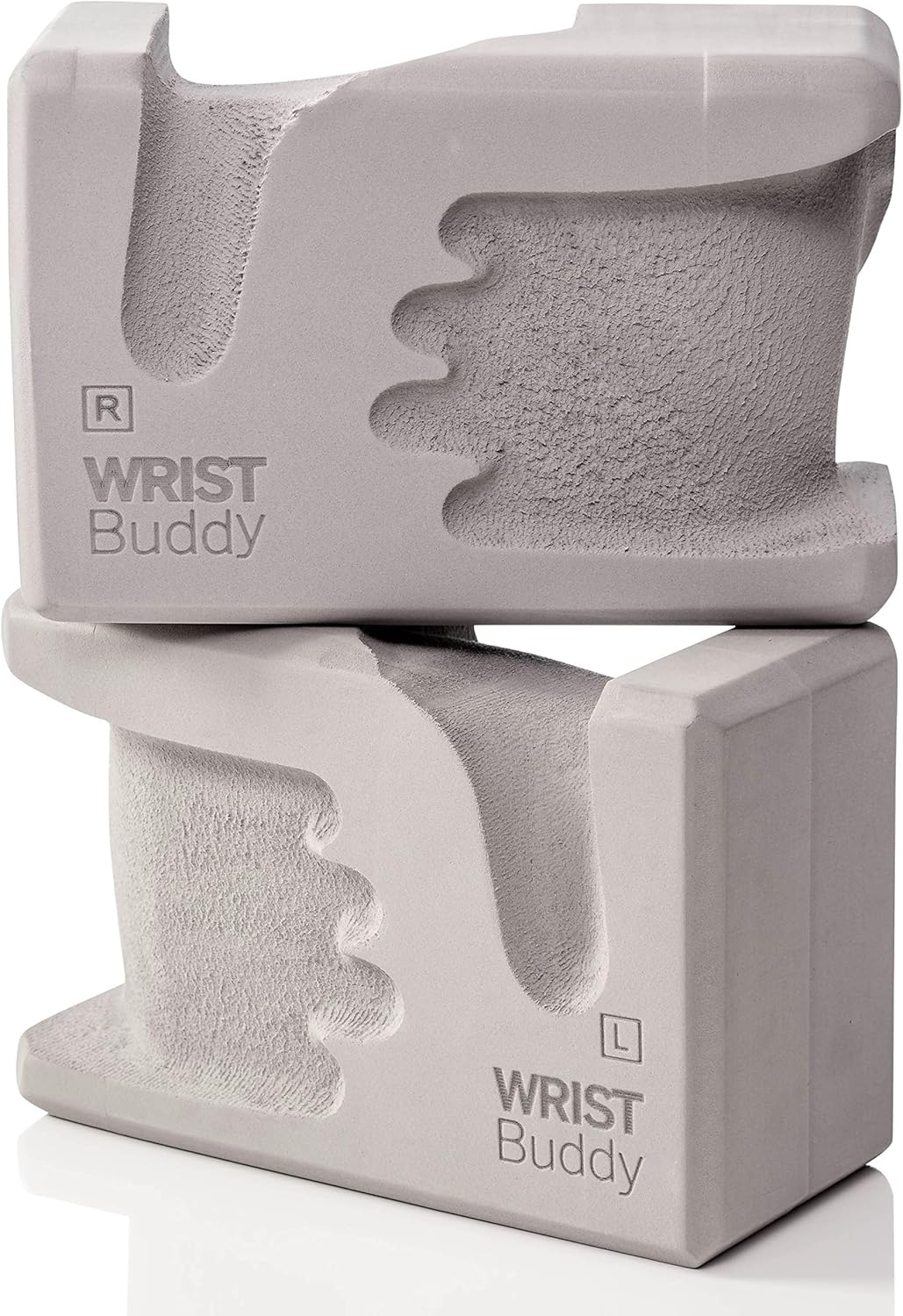 ® Hand-Shaped Ergonomic Yoga Blocks for Optimal Wrist Support During Yoga, Pilates, Pushups, Planks, and Handstands - Patented Non Slip Blocks for Enhanced Stability and Comfort.