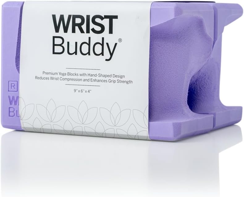 ® Hand-Shaped Ergonomic Yoga Blocks for Optimal Wrist Support During Yoga, Pilates, Pushups, Planks, and Handstands - Patented Non Slip Blocks for Enhanced Stability and Comfort.