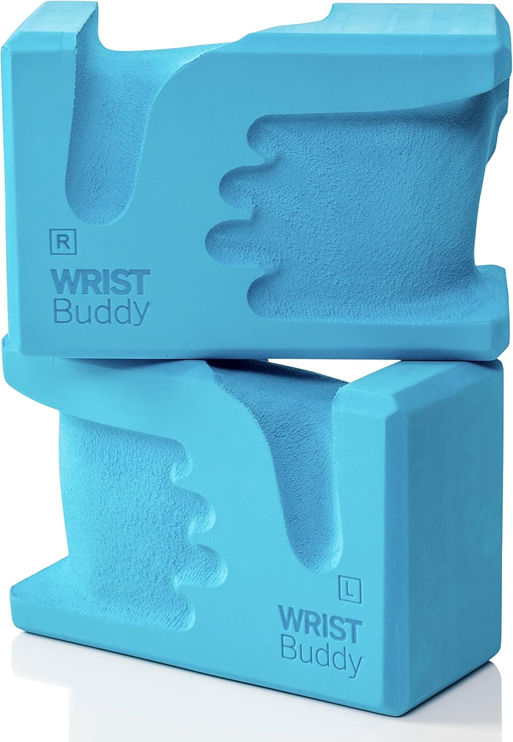 ® Hand-Shaped Ergonomic Yoga Blocks for Optimal Wrist Support During Yoga, Pilates, Pushups, Planks, and Handstands - Patented Non Slip Blocks for Enhanced Stability and Comfort.