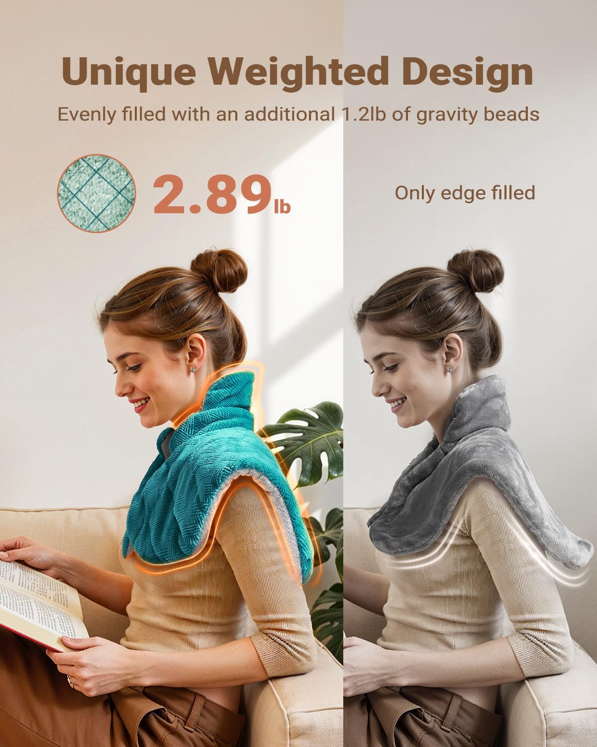 Graphene-Infused Heating Pad for Neck, Shoulders & Back