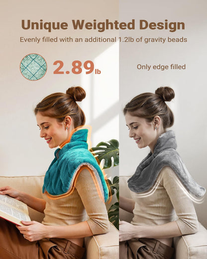 Graphene-Infused Heating Pad for Neck, Shoulders & Back