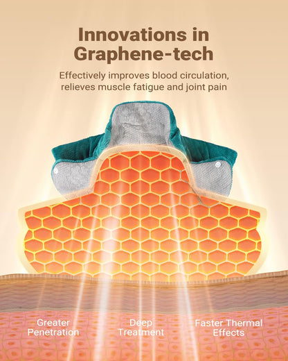 Graphene-Infused Heating Pad for Neck, Shoulders & Back