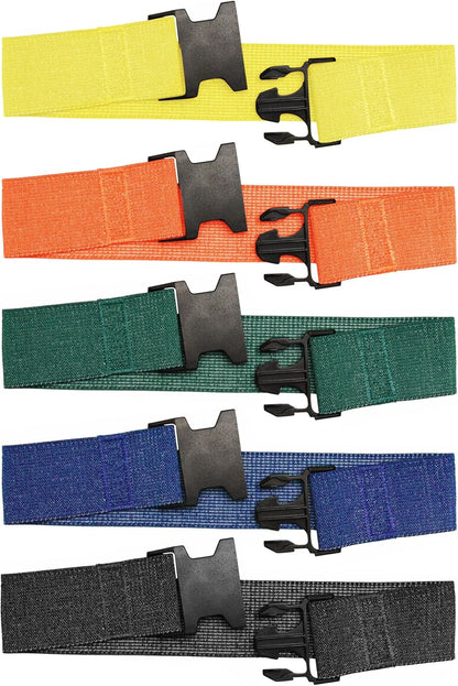 Fabric Resistance Bands for Working Out - 5 Exercise Bands Set for Legs and Glutes - Booty Bands for Women and Men - Thick Cloth Workout Bands for Physical Therapy, Hip Training