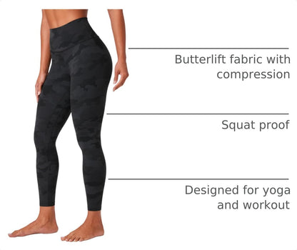 Butterlift Leggings 25" | Buttery Soft, Moderate Compression, Yoga, Pilates, High Waisted, for Women
