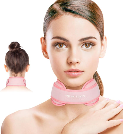 Neck Ice Pack Wrap, Reusable Cold/Hot Gel for Neck Pain, Black