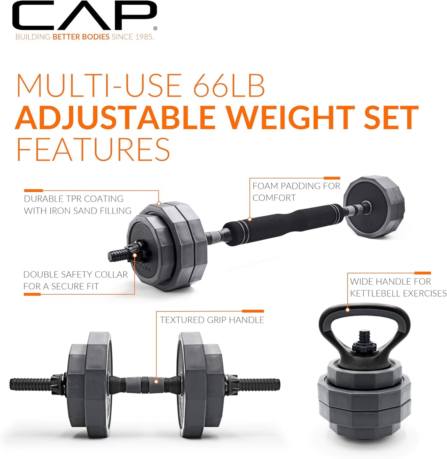 Adjustable Weight Set, Multi-Use Adjustable Dumbbell Set for Home Gym Strength Training, Quick Change Free Weights System, Compact Workout Equipment, Multiple Weight Options