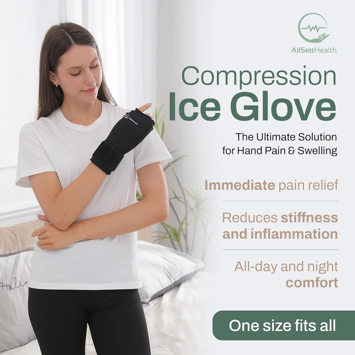Ice Pack for Neck and Shoulders, Neck Ice Pack Wrap with 2 Reusable Packs