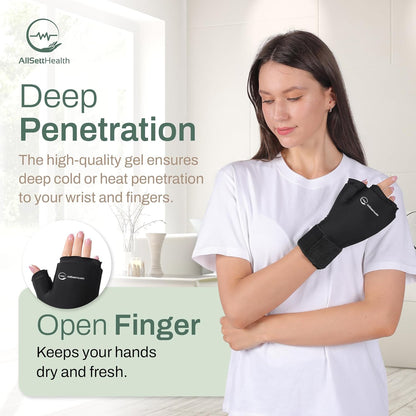 Ice Pack for Neck and Shoulders, Neck Ice Pack Wrap with 2 Reusable Packs