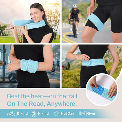 Ice Pack for Neck and Shoulders, Neck Ice Pack Wrap with 2 Reusable Packs