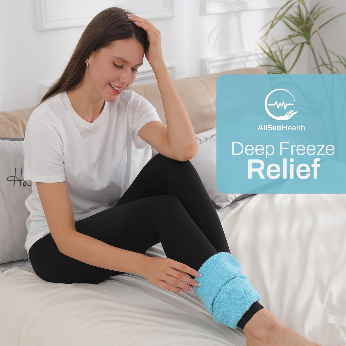Ice Pack for Neck and Shoulders, Neck Ice Pack Wrap with 2 Reusable Packs