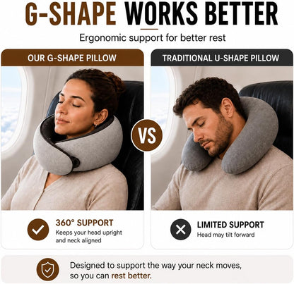 Travel Pillows shunhuomaoyi for Airplanes,2026 New Travel Pillow,Travel Neck Pillow Airplane Memory Foam Travel Pillow Neck Pillow for Traveling Suitable for Airplanes,Offices and Cars