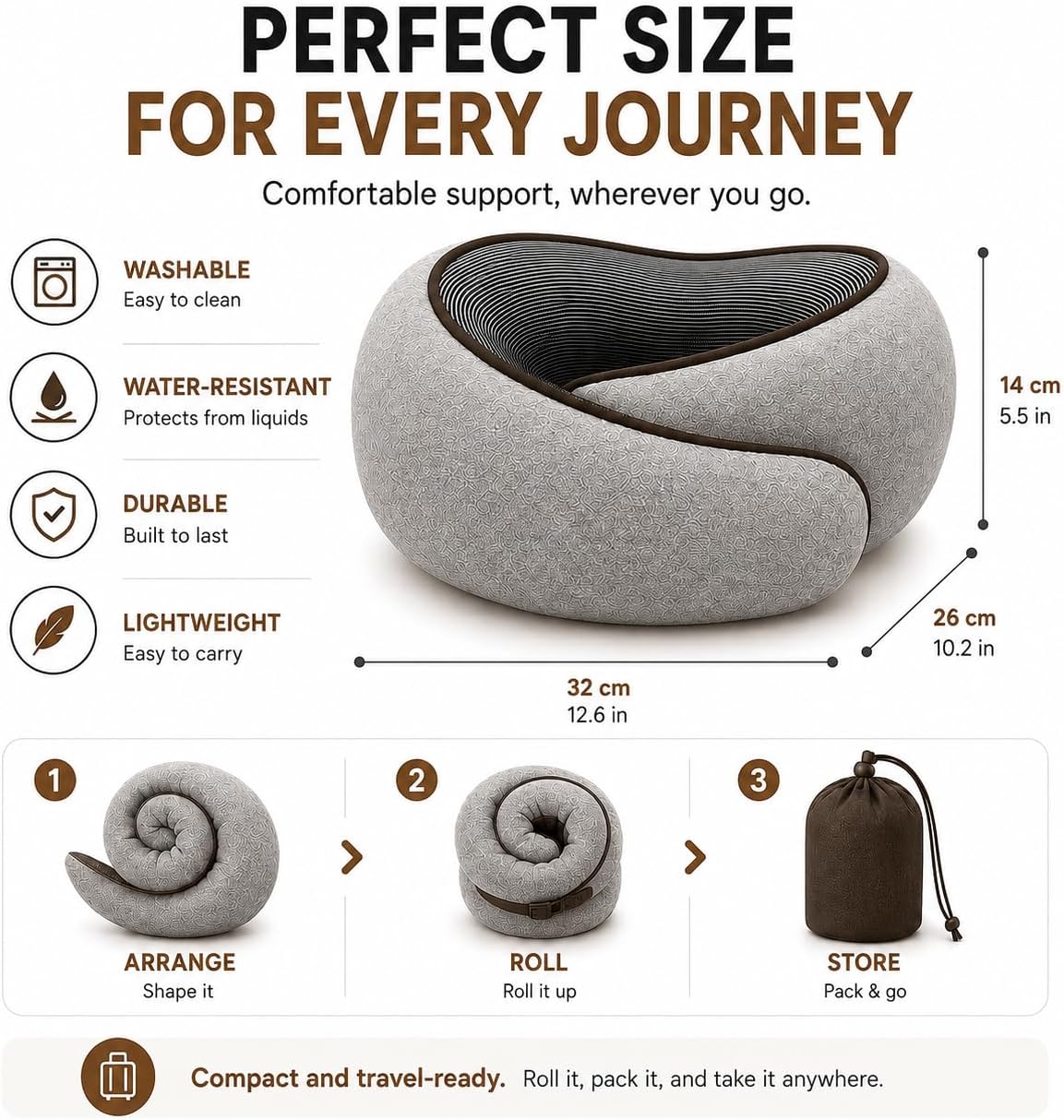 Travel Pillows shunhuomaoyi for Airplanes,2026 New Travel Pillow,Travel Neck Pillow Airplane Memory Foam Travel Pillow Neck Pillow for Traveling Suitable for Airplanes,Offices and Cars