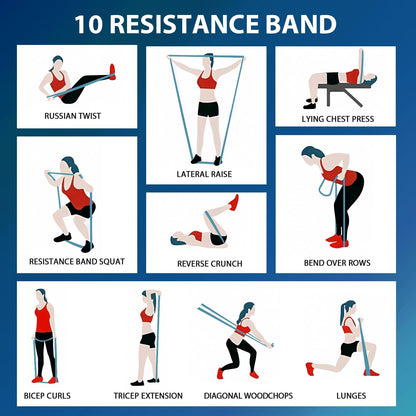 Pull Up Assistance Bands,Muit Levels Resistance Bands for Senior/Adults,Exercise Bands with Door Anchor, Strength Bands for Fitness Training, Physical Therapy,Home Gym Workouts