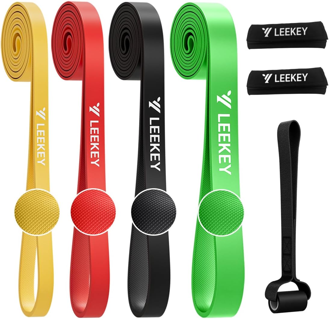 Pull Up Assistance Bands,Muit Levels Resistance Bands for Senior/Adults,Exercise Bands with Door Anchor, Strength Bands for Fitness Training, Physical Therapy,Home Gym Workouts