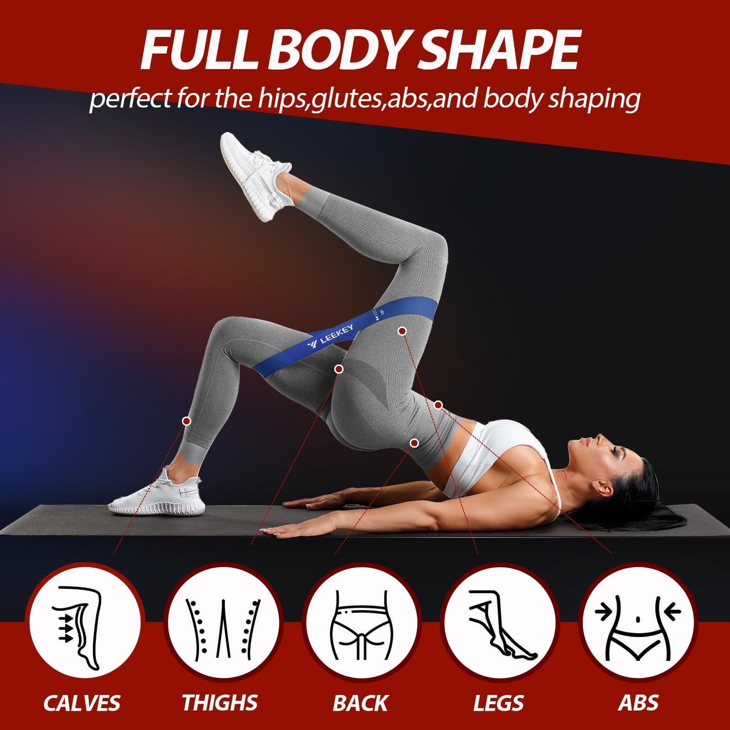 Pull Up Assistance Bands,Muit Levels Resistance Bands for Senior/Adults,Exercise Bands with Door Anchor, Strength Bands for Fitness Training, Physical Therapy,Home Gym Workouts