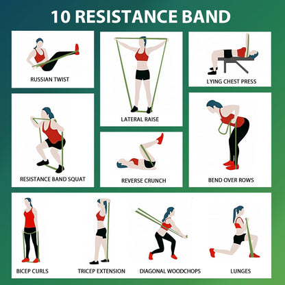 Pull Up Assistance Bands,Muit Levels Resistance Bands for Senior/Adults,Exercise Bands with Door Anchor, Strength Bands for Fitness Training, Physical Therapy,Home Gym Workouts