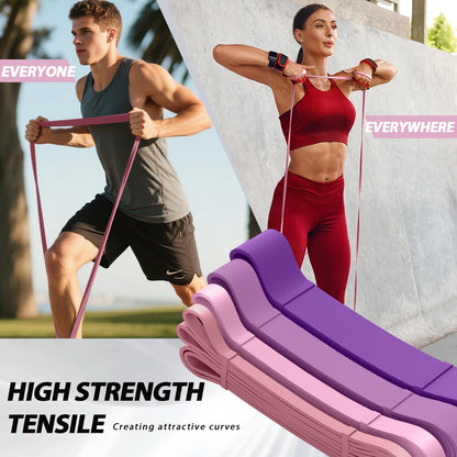 Pull Up Assistance Bands,Muit Levels Resistance Bands for Senior/Adults,Exercise Bands with Door Anchor, Strength Bands for Fitness Training, Physical Therapy,Home Gym Workouts