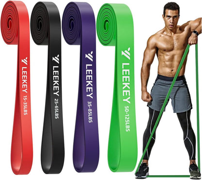 Pull Up Assistance Bands,Muit Levels Resistance Bands for Senior/Adults,Exercise Bands with Door Anchor, Strength Bands for Fitness Training, Physical Therapy,Home Gym Workouts