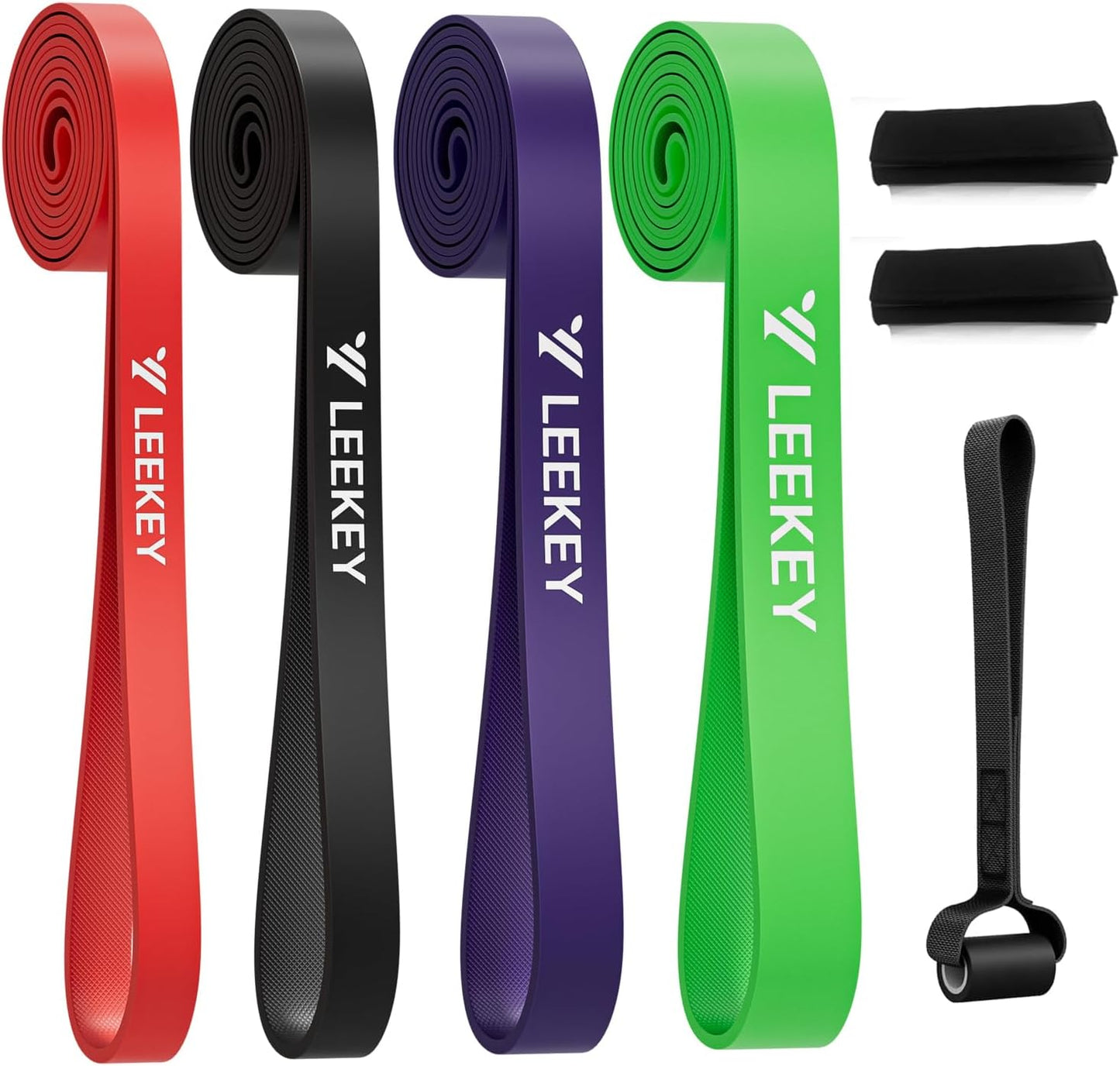 Pull Up Assistance Bands,Muit Levels Resistance Bands for Senior/Adults,Exercise Bands with Door Anchor, Strength Bands for Fitness Training, Physical Therapy,Home Gym Workouts