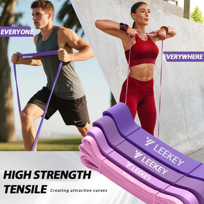Pull Up Assistance Bands,Muit Levels Resistance Bands for Senior/Adults,Exercise Bands with Door Anchor, Strength Bands for Fitness Training, Physical Therapy,Home Gym Workouts