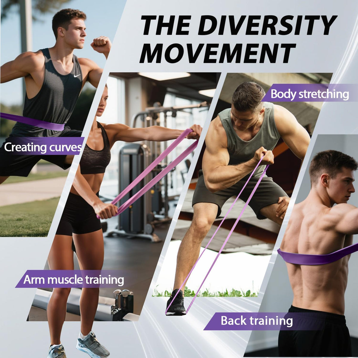 Pull Up Assistance Bands,Muit Levels Resistance Bands for Senior/Adults,Exercise Bands with Door Anchor, Strength Bands for Fitness Training, Physical Therapy,Home Gym Workouts