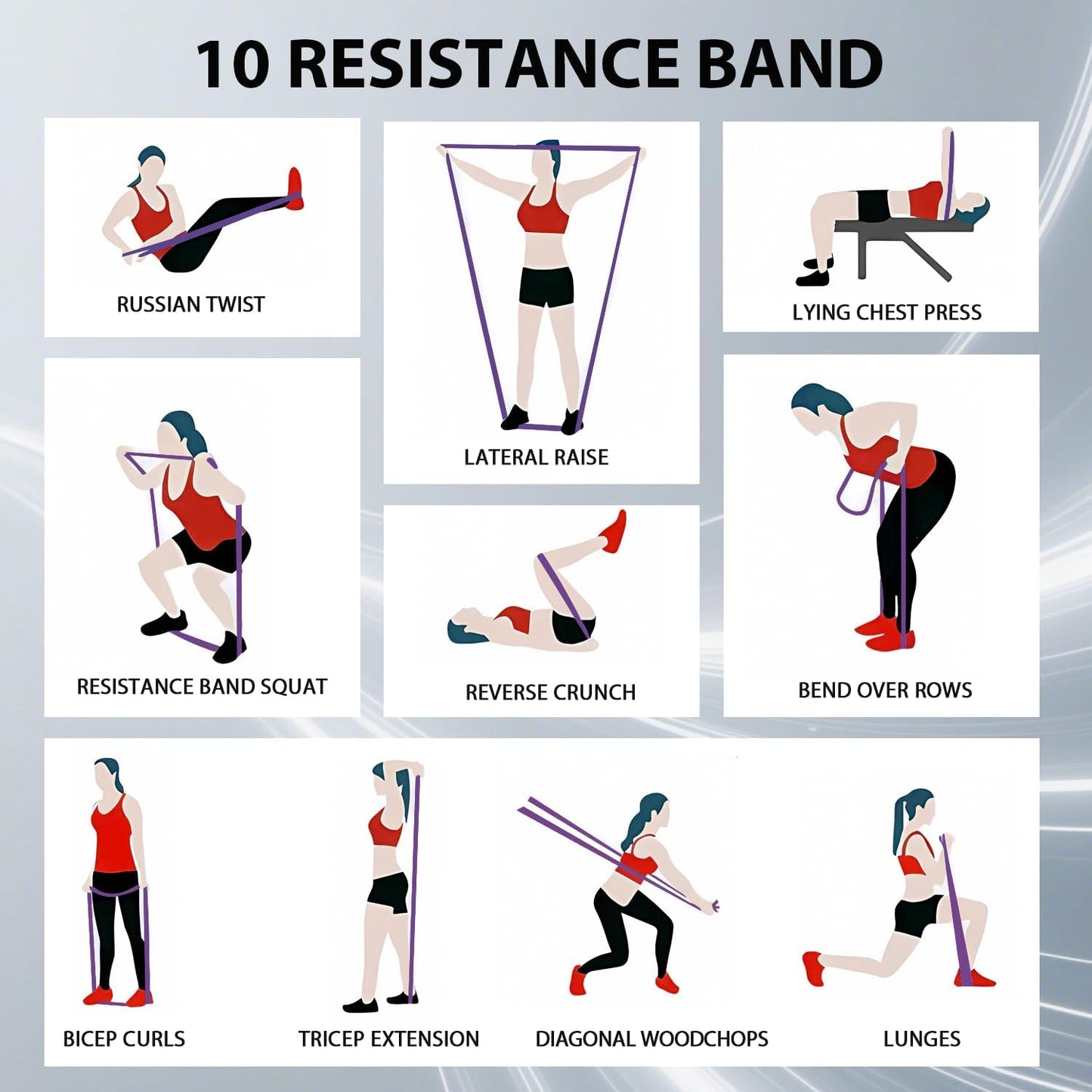 Pull Up Assistance Bands,Muit Levels Resistance Bands for Senior/Adults,Exercise Bands with Door Anchor, Strength Bands for Fitness Training, Physical Therapy,Home Gym Workouts