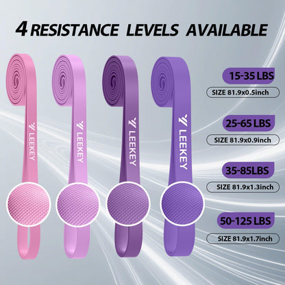 Pull Up Assistance Bands,Muit Levels Resistance Bands for Senior/Adults,Exercise Bands with Door Anchor, Strength Bands for Fitness Training, Physical Therapy,Home Gym Workouts