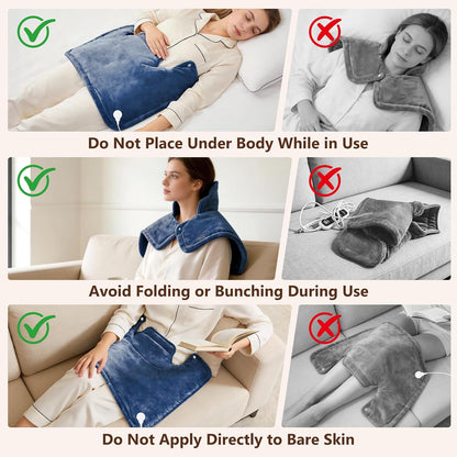 Heating Pads for Neck and Shoulders and Back, Neck Heating Pad