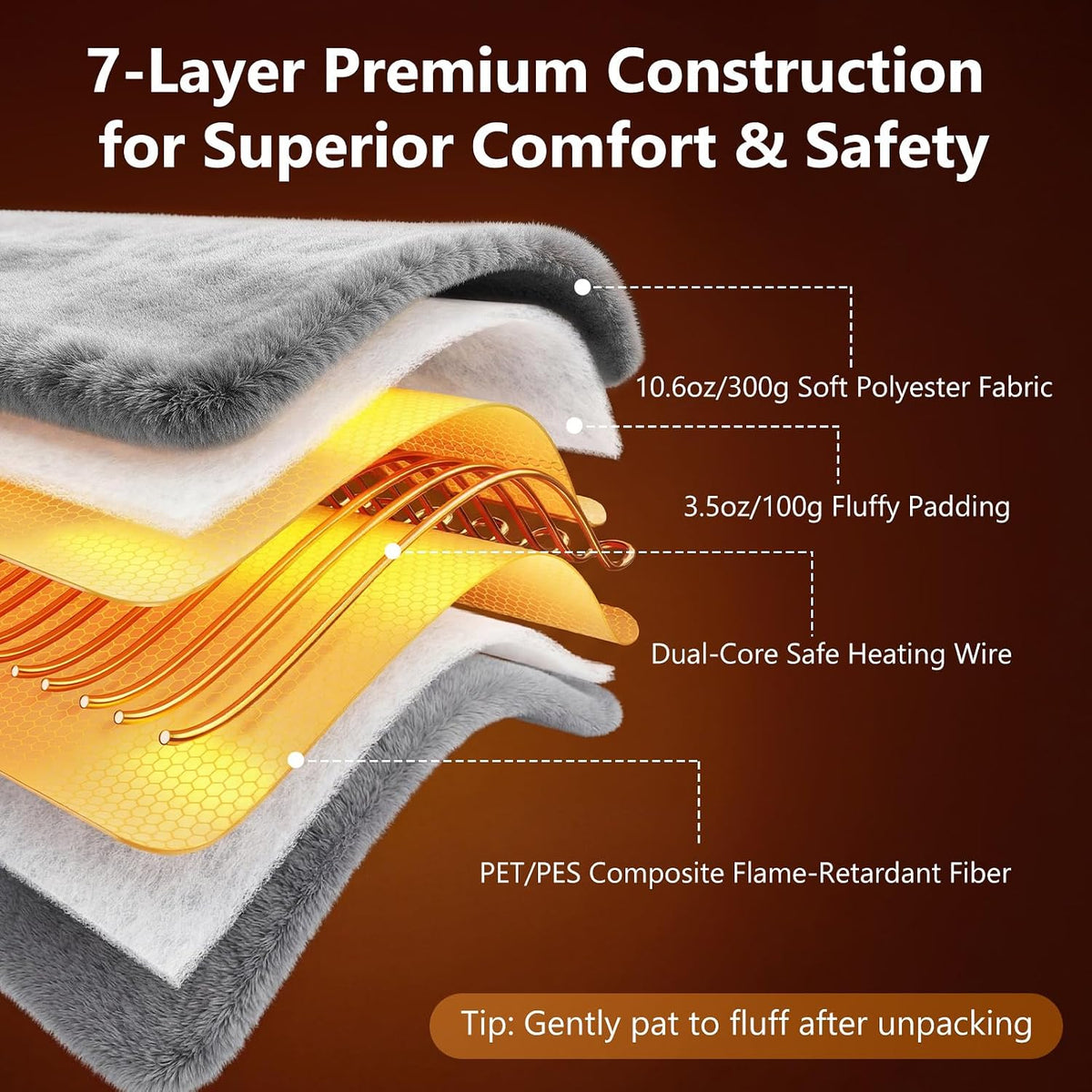 Heating Pads for Neck and Shoulders and Back, Neck Heating Pad