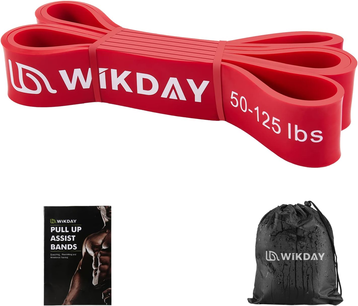 Resistance Bands for Working Out, Exercise Bands, Workout Bands, Pull Up Assistance Bands for Body Stretching Training Physical Therapy Muscle Training for Men & Women