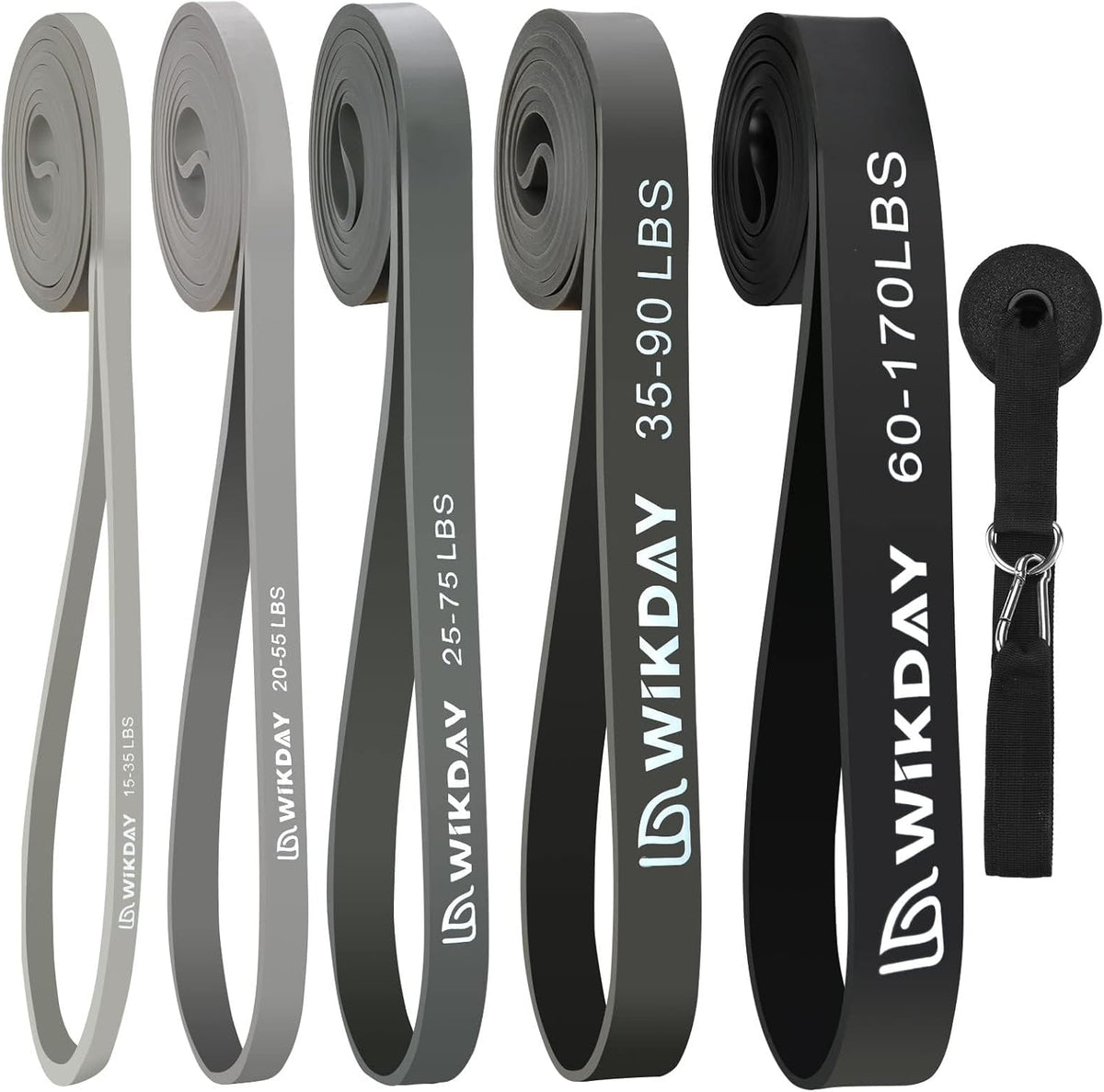 Resistance Bands for Working Out, Exercise Bands, Workout Bands, Pull Up Assistance Bands for Body Stretching Training Physical Therapy Muscle Training for Men & Women