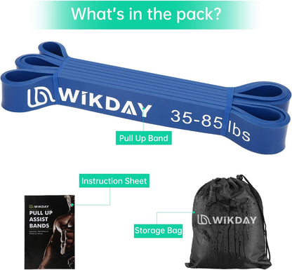 Resistance Bands for Working Out, Exercise Bands, Workout Bands, Pull Up Assistance Bands for Body Stretching Training Physical Therapy Muscle Training for Men & Women