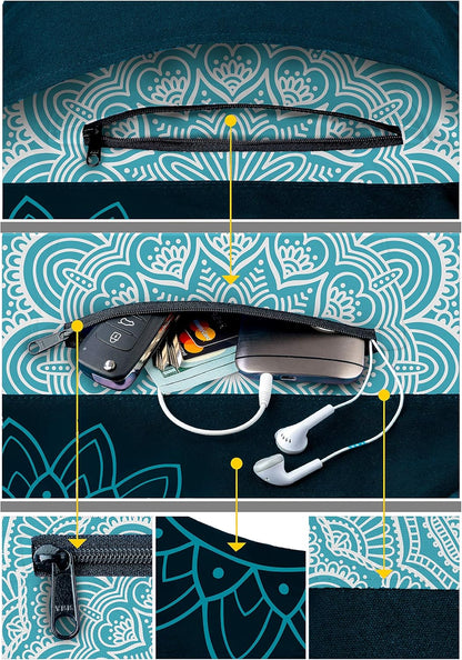 Yoga Mat Bag – Versatile Yoga Bag with Mat Straps & Storage Pockets, Holds Yoga & Pilates Mats, Lightweight & Durable