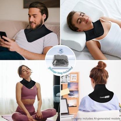 Extended Neck Ice Pack Wrap Gel Coverage for Shoulder, M, 1 Pack