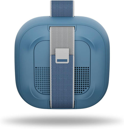 SoundLink Micro Portable Bluetooth Speaker (2nd Gen), Wireless Outdoor Speaker, Up to 12 Hours Battery Life, Waterproof and Dustproof, Blue Dusk