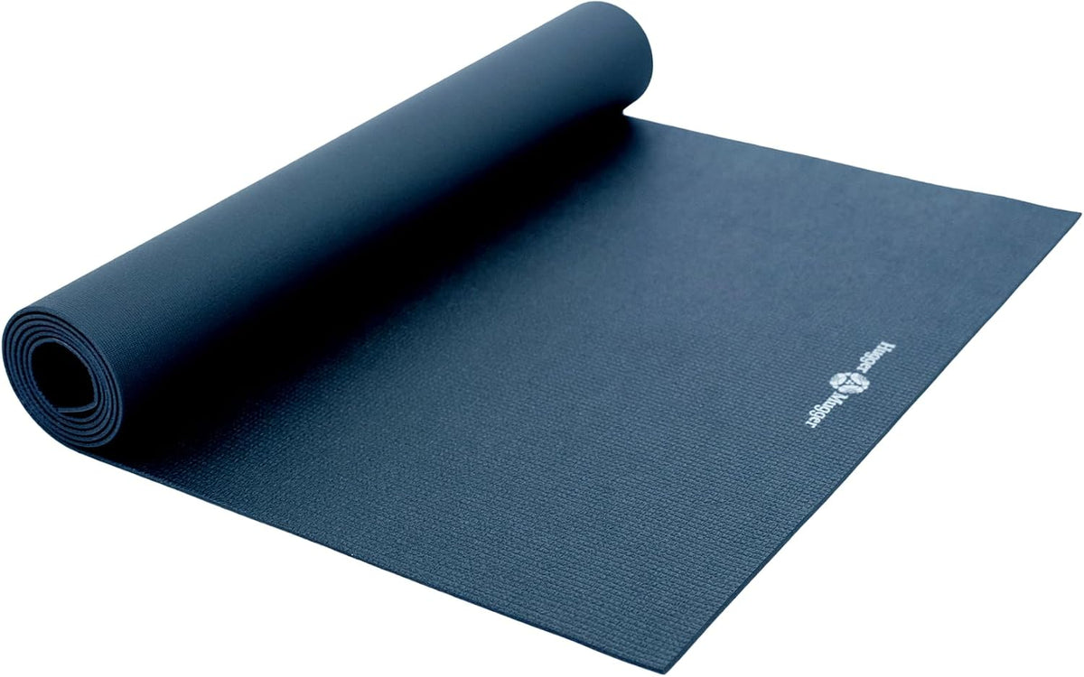 Tapas ECO Yoga Mat 4mm, Non Slip Exercise Mat with Medium Cushioning, Made with Up to 50% Recycled Content, 24 x 71 Inch